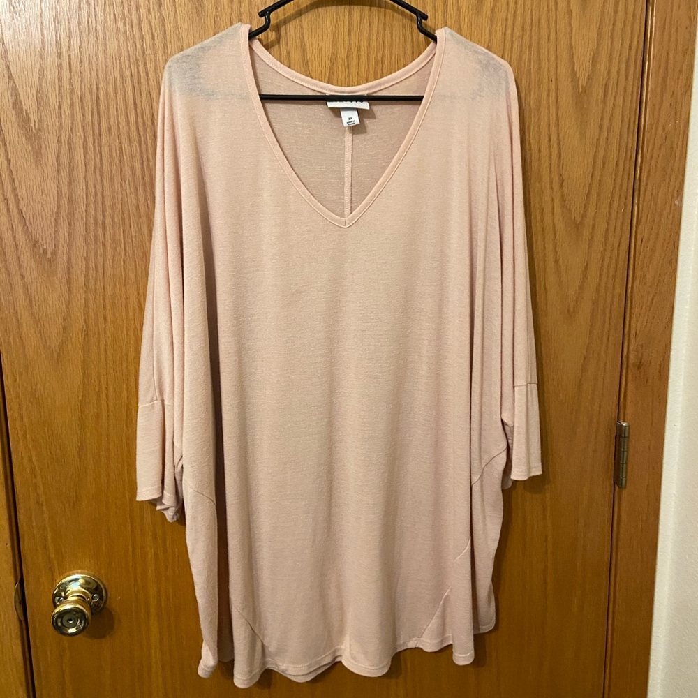 Light pink top size 3X